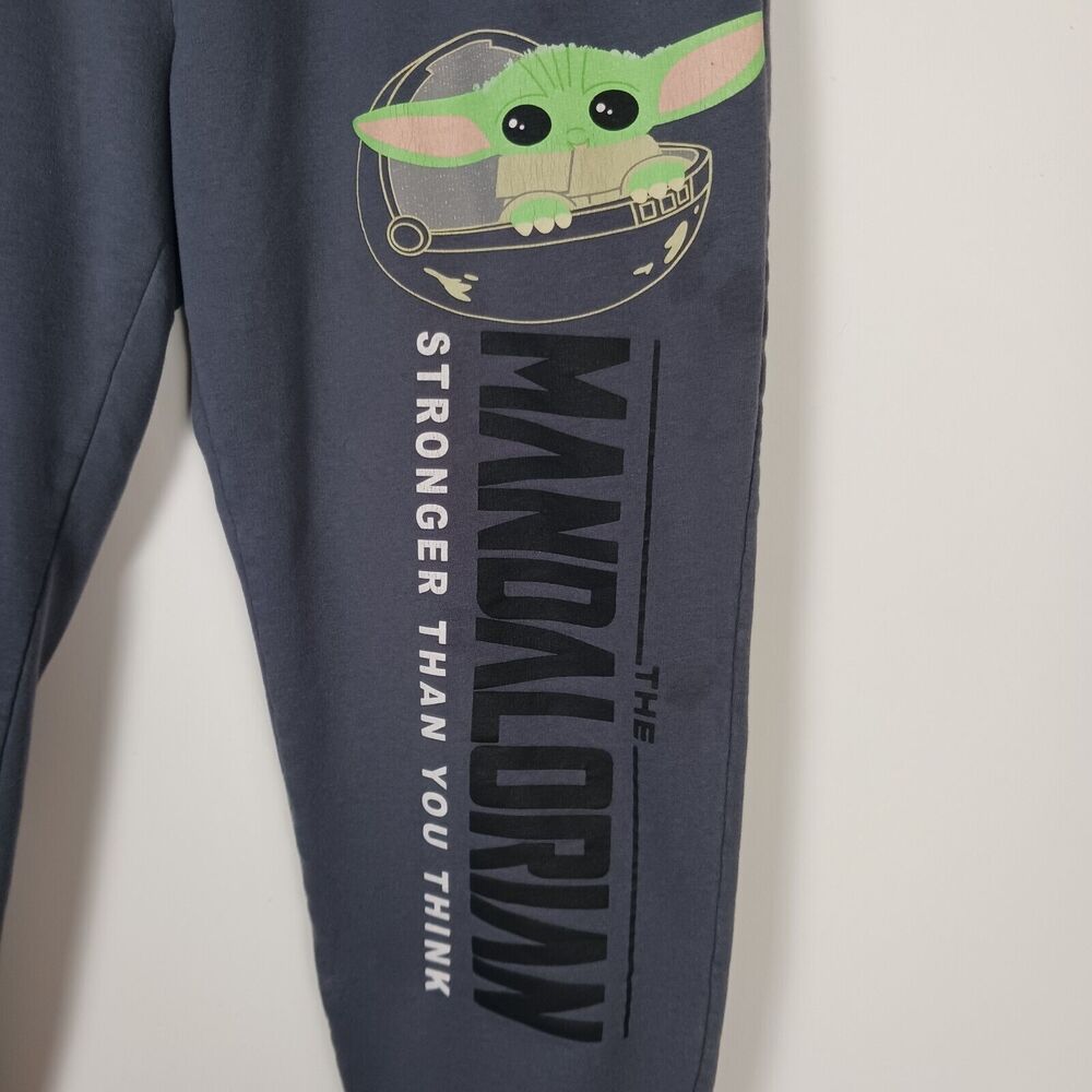 Star Wars The Mandalorian Graphic Lounge Sweat Pants Bicycling Casual Workout XL - Picture 2 of 8